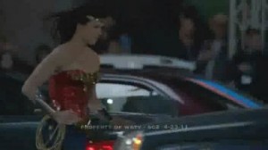 WonderWomanInTraffic